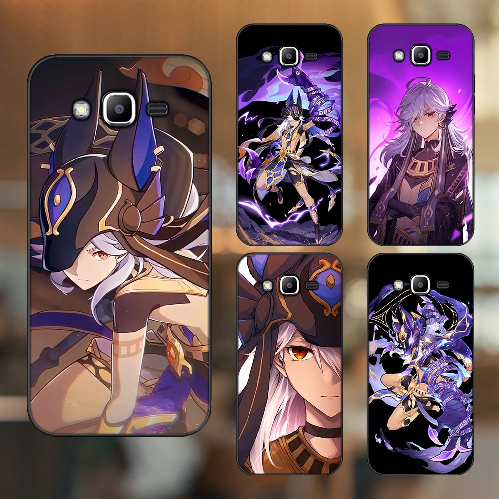 Ốp lưng Samsung J2 Prime, J3 2016, J5 2015 viền đen in hình Cyno Genshin Impact