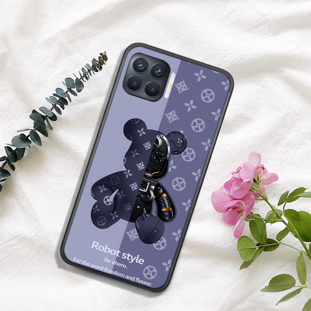 [HOT]ỐP OPPO A73 - A93 , In Hình Gấu Robot họa tiết L-V màu sắc cực đẹp.