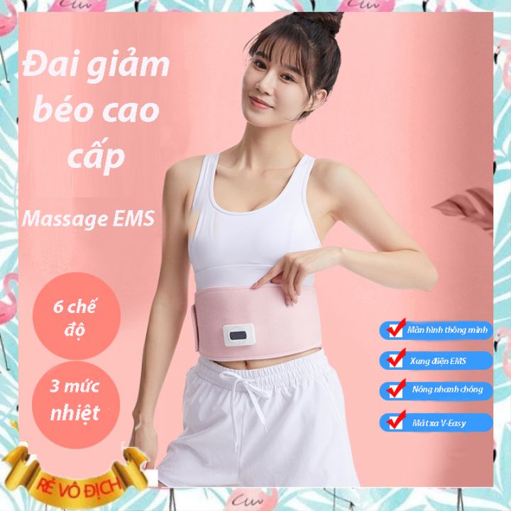Máy Massage Bụng Đa Năng⚡⚡Đai Massage Giảm Mỡ Bụng Nhanh Chóng Hiệu Quả