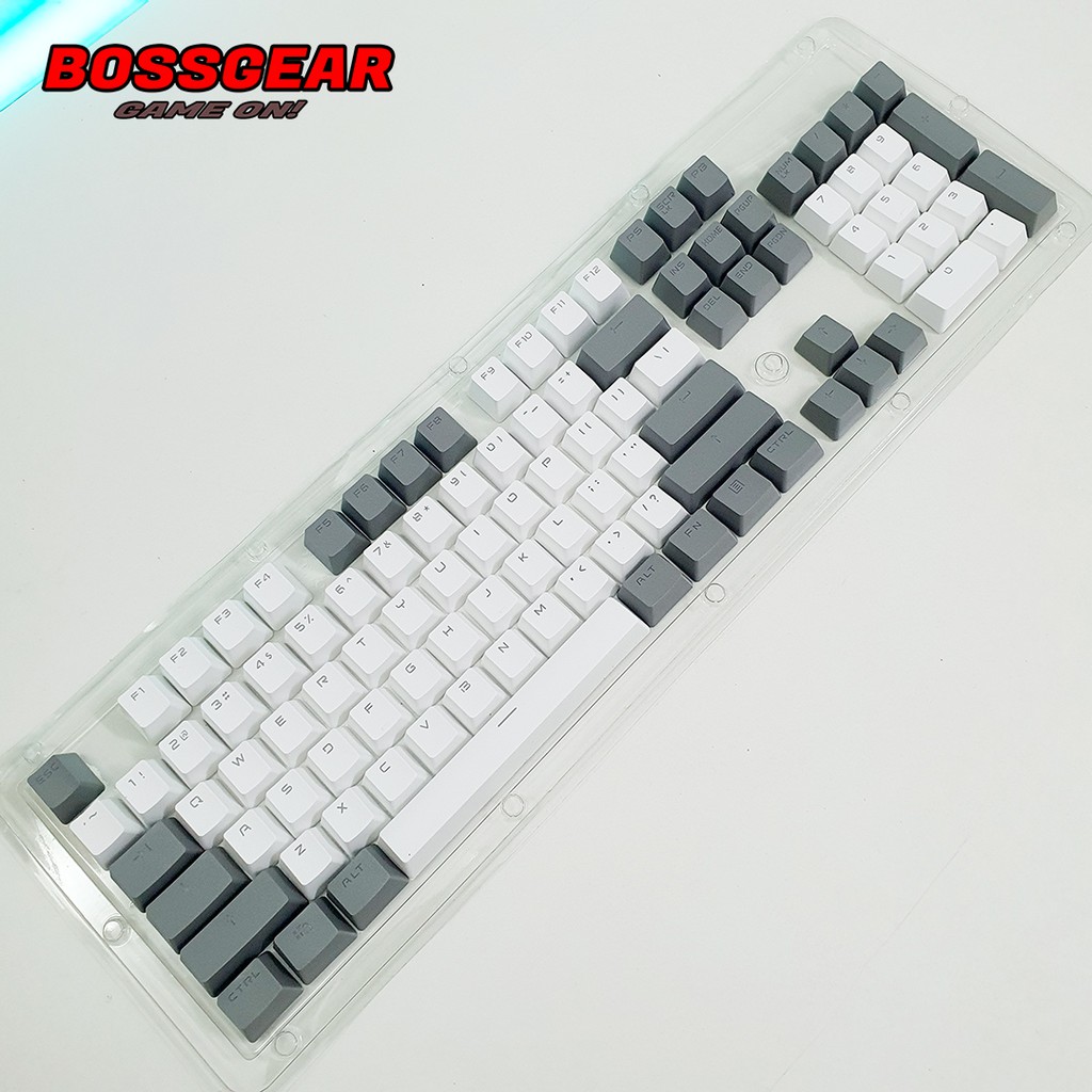 Bộ Keycap PBT 104 Phím Double Shot Xuyên LED ( OEM Profile, Ansi layout )