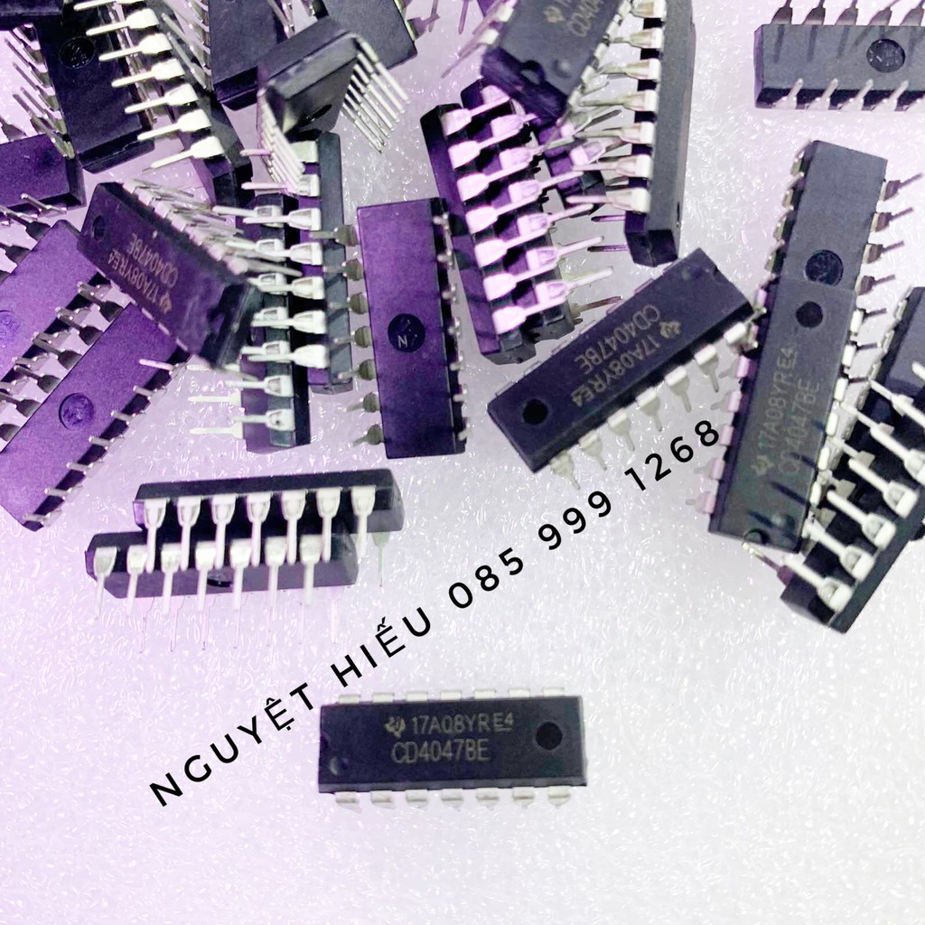 5 con ic CD4047BE 14 chân cắm