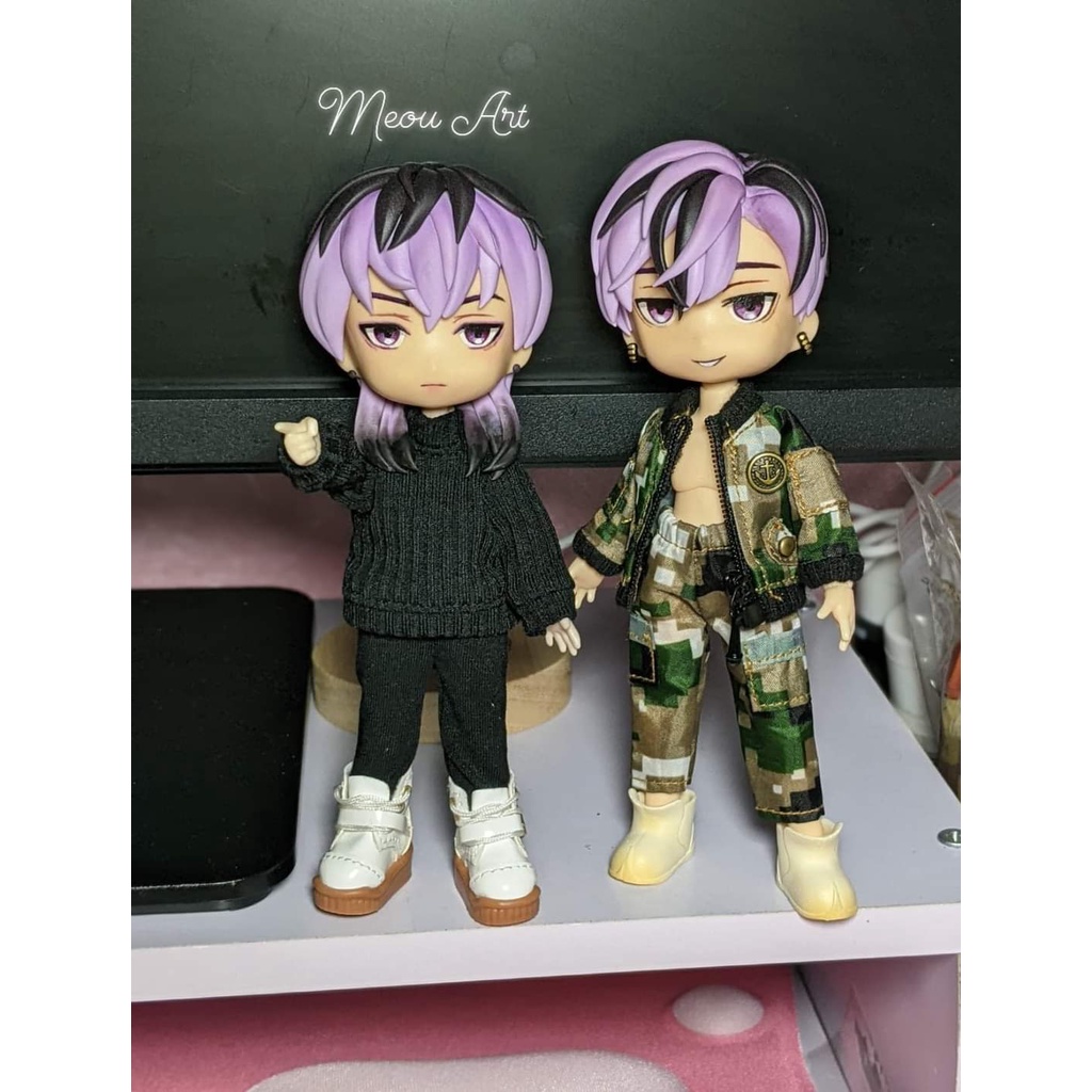 Mô hình tóc part nhân vật Ran Haitani anime manga Tokyo Revengers nendoll nendoroid ob11 ymy ddf dod