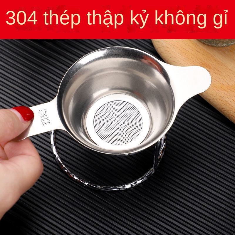 Phin lọc trà inox 304, rây trà, tách bình phễu pha siêu mịn