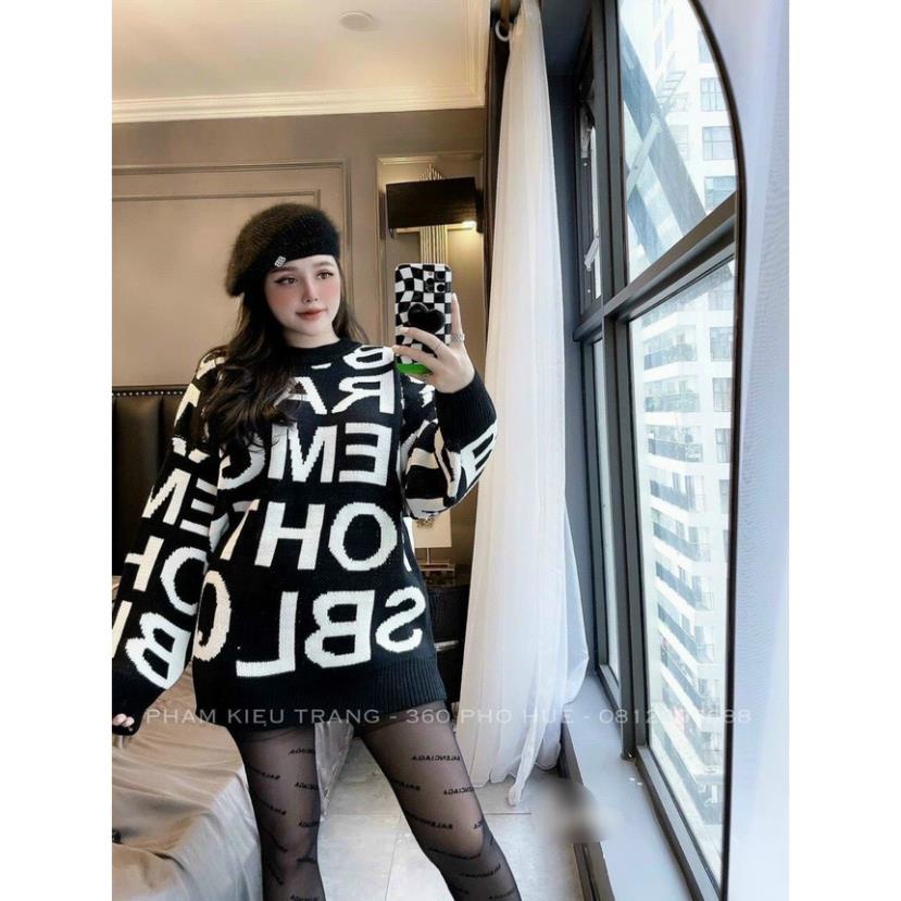 Áo Len Nữ Form Rộng CELORA, Áo Len Cổ Tròn Tay Dài Đẹp Dáng Rộng Kiểu Hàn Quốc Thời Trang Thu Đông Chữ Dưới 65kg | BigBuy360 - bigbuy360.vn