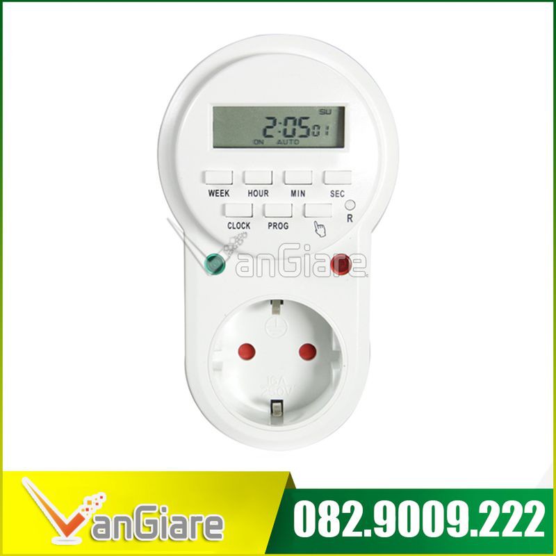 Bộ hẹn giờ Timer ETG 63A - ổ cắm hẹn giờ - công tắc hẹn giờ điện tử 16A/220v