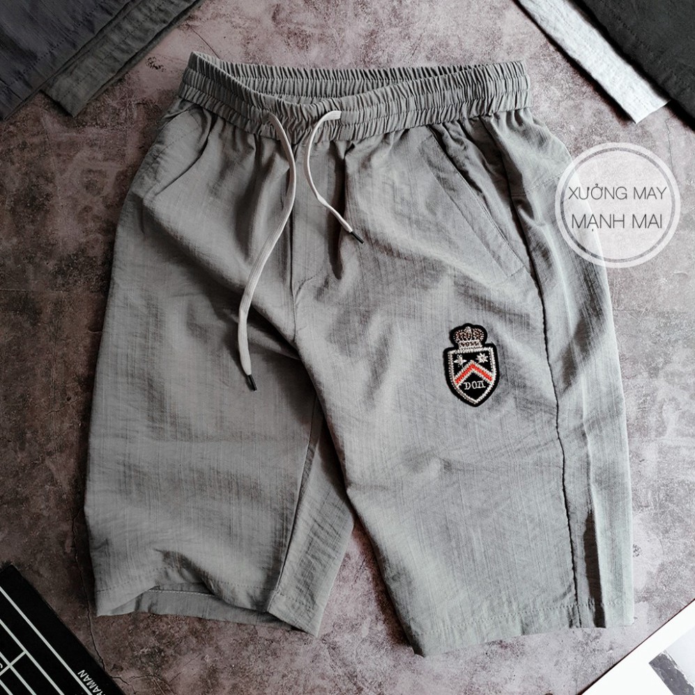 Quần cộc ngố thể thao nam logo thêu cao cấp thời trang phong cách trẻ trung năng động T14 HOT 2021 | BigBuy360 - bigbuy360.vn