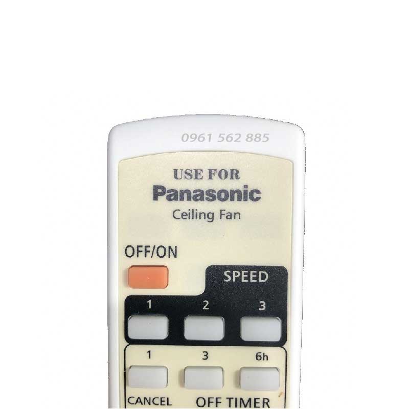 Remote Điều Khiển  Quạt Trần Panasonic 4 Cánh-Bảo Hành Đổi Mới