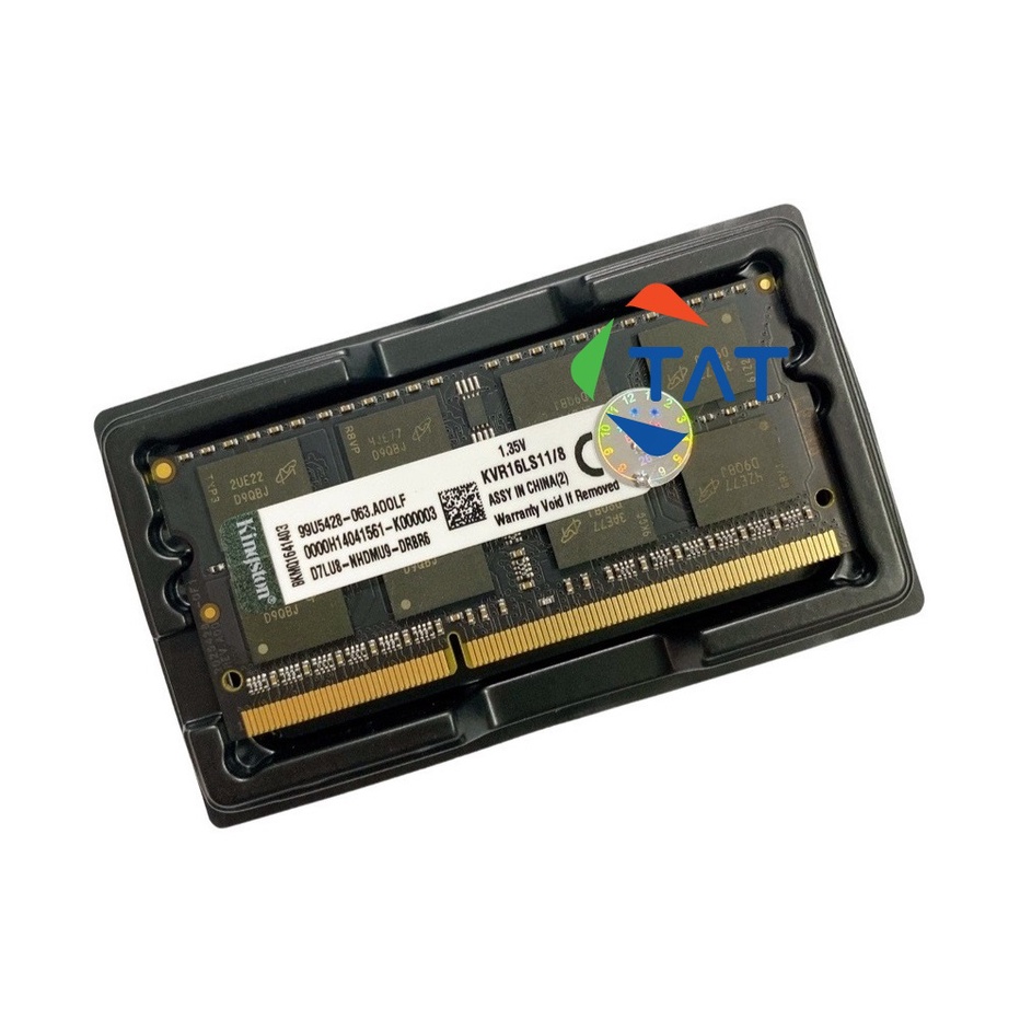 Ram Laptop Kingston 8GB DDR3 1600MHz PC3L-12800 1.35V