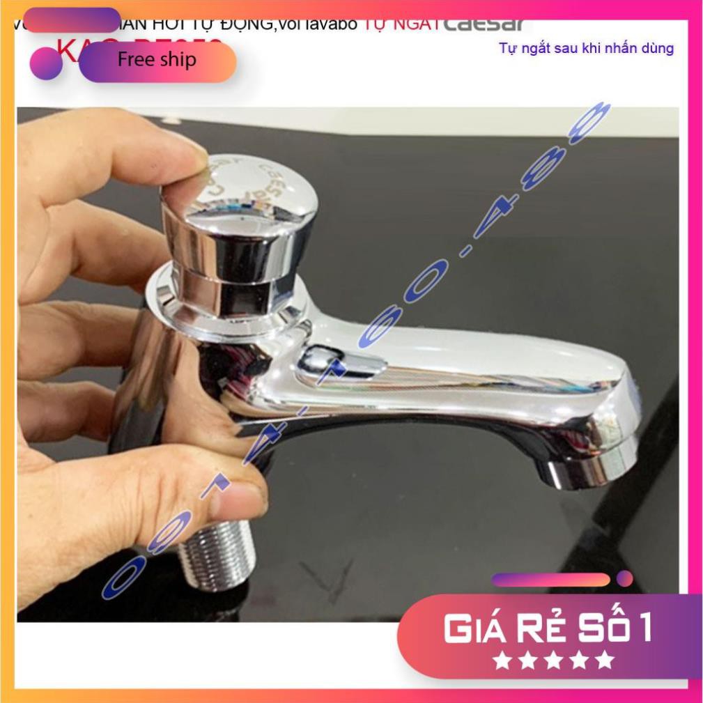 Vòi ấn tay tự đông Caesar B053CU , vòi lavabo tự ngắt nước, vòi chậu bán tự động,vòi nhấn hơi