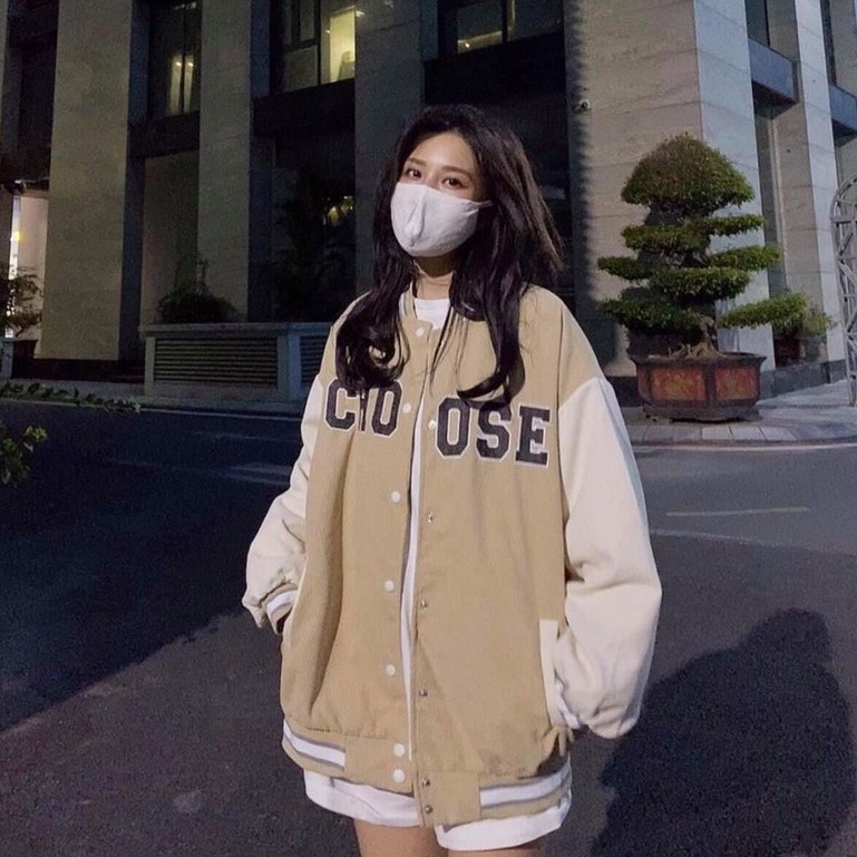 Áo Khoác Nữ, Áo Khoác Bomber Choose Phối Tay Siêu Hot Free Size | BigBuy360 - bigbuy360.vn