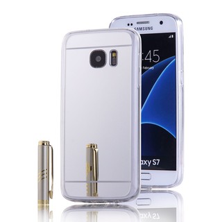 For [ Samsung S7 / G930 ] Mirror Soft TPU Silicone Back Phone Case