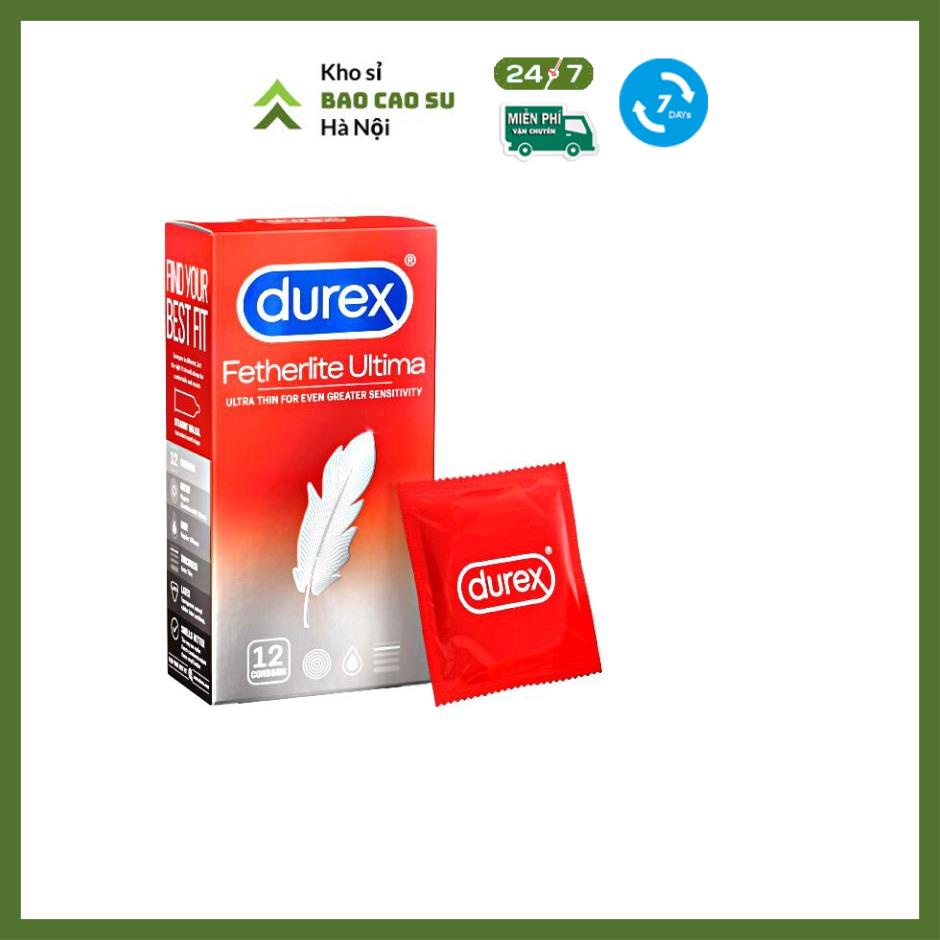 Bao cao su Durex Fetherlite Ultima 12 bao Siêu Mỏng Hàng Chính hãng [Giá Sập Sàn]