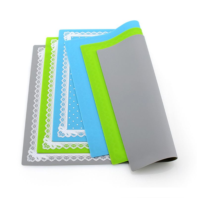 Sa Tấm Lót Bàn Ăn Bằng Silicon Cách Nhiệt Chống Trượt / Thấm Nước Tiện Dụng