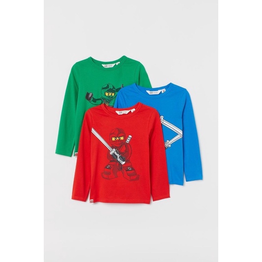 Set 3 áo H M bé trai dư xịn