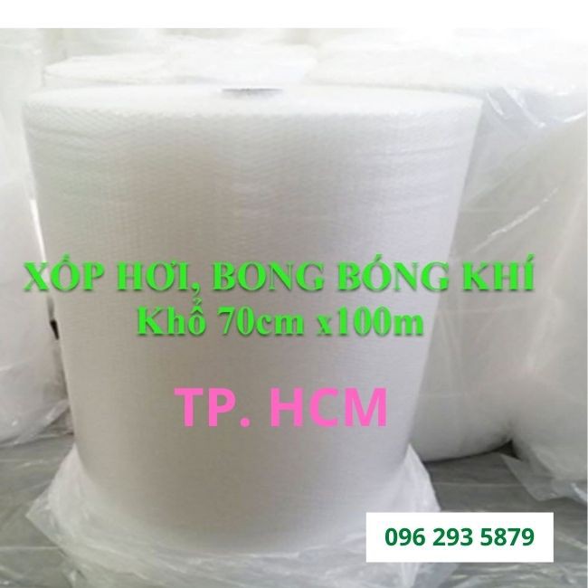 [ 70cm x 100m ] Cuộn Xốp Khí Chống Sốc -Màng Xốp Hơi - Xốp Nổ - Gói Hàng -Đóng Bọc Hàng-Chống Sốc Bóng Khí Xốp chống số