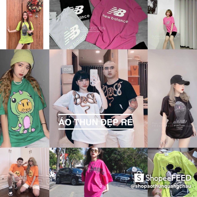 (Tặng)Áo Thun Nữ ❤️FREESHIP❤️ Fom Rộng Dấu Quần Qc  Unisex - Áo Phông Nữ  Mới Về Siêu Đẹp Siêu Hot | BigBuy360 - bigbuy360.vn