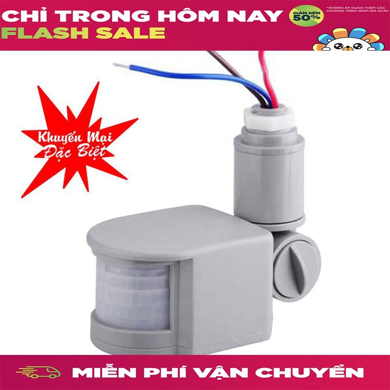 (Có Video) Cảm Biến Hồng Ngoại Chống Trộm,Tự Động Tắt Mở Đèn, Chuông Kêu, Điều Chỉnh Độ Nhạy Thời Gian Trễ