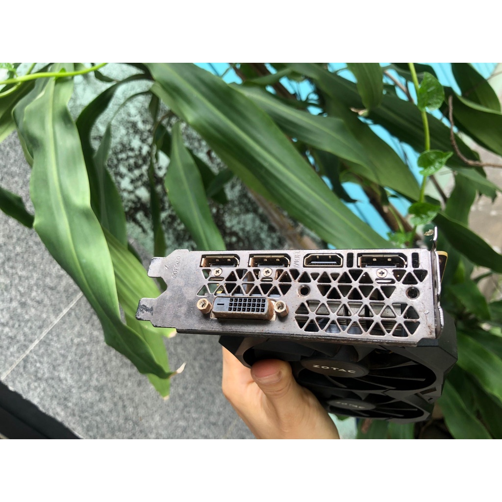 Card màn hình GTX 1060 3GB D5 2FAN 192BIT ZOTAC. BH 1 tháng 1 ĐỔI 1.