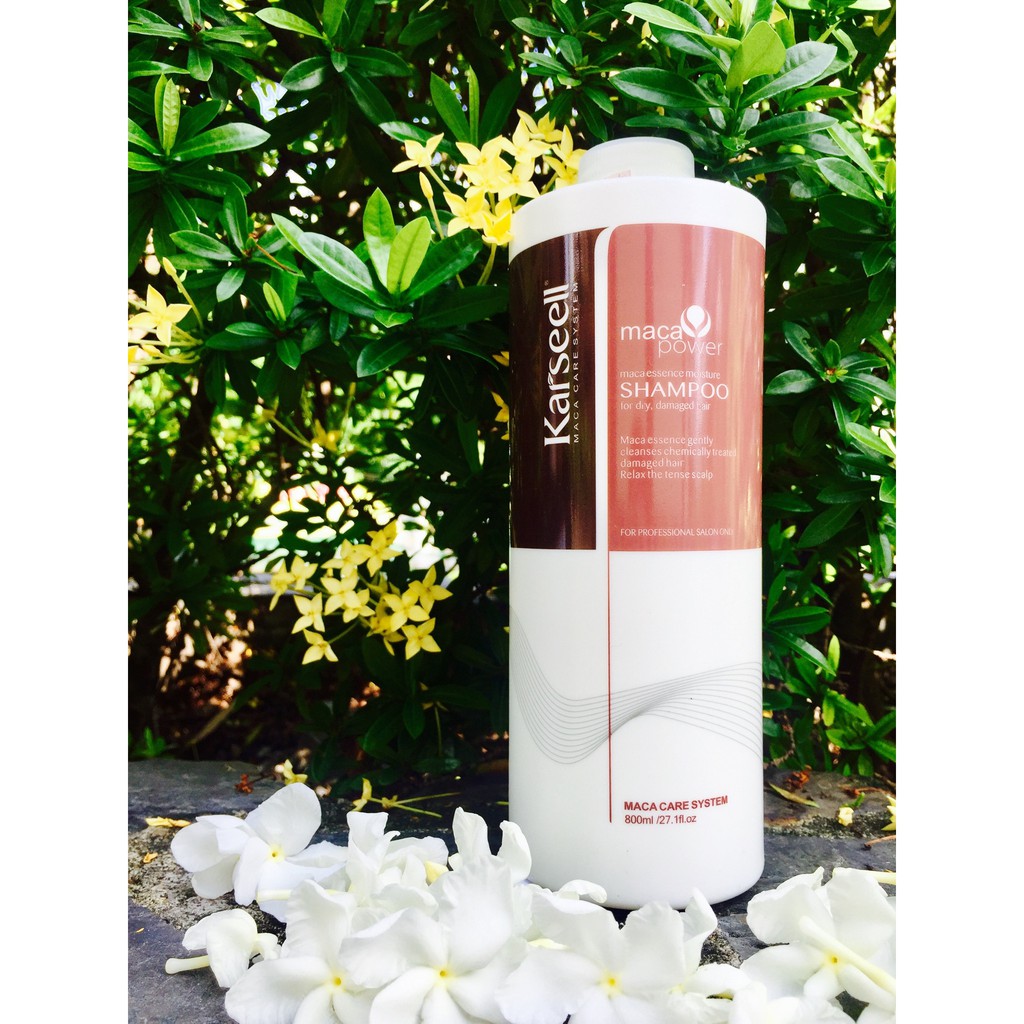 DẦU GỘI KARSEELL MACA SIÊU MƯỢT PHỤC HỒI TÓC HƯ TỔN 800ML HONGKONG