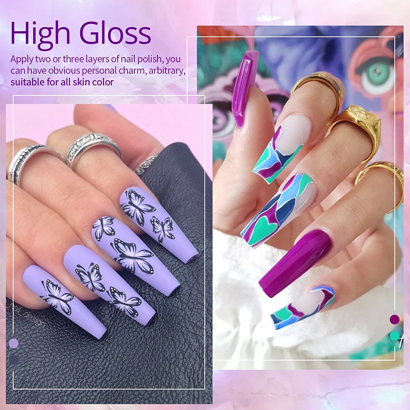 Set 36 gel sơn móng tay UR SUGAR nhiều màu sắc khác nhau thời trang 7ml