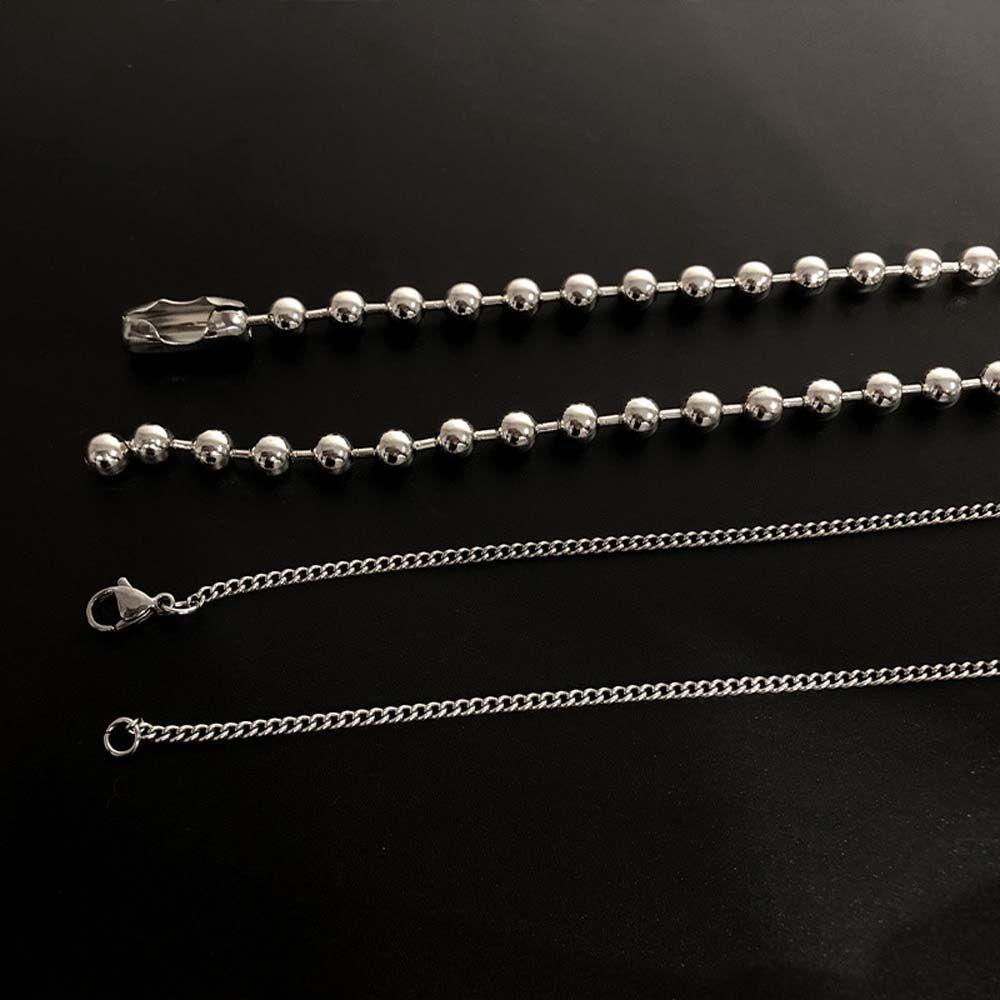 FORBETTER Vòng Cổ Choker Bằng Thép Titan Mặt Thỏ Hoạt Hình Màu Bạc / Vàng Phong Cách Punk Hip Hop Thời Trang Cho Nữ