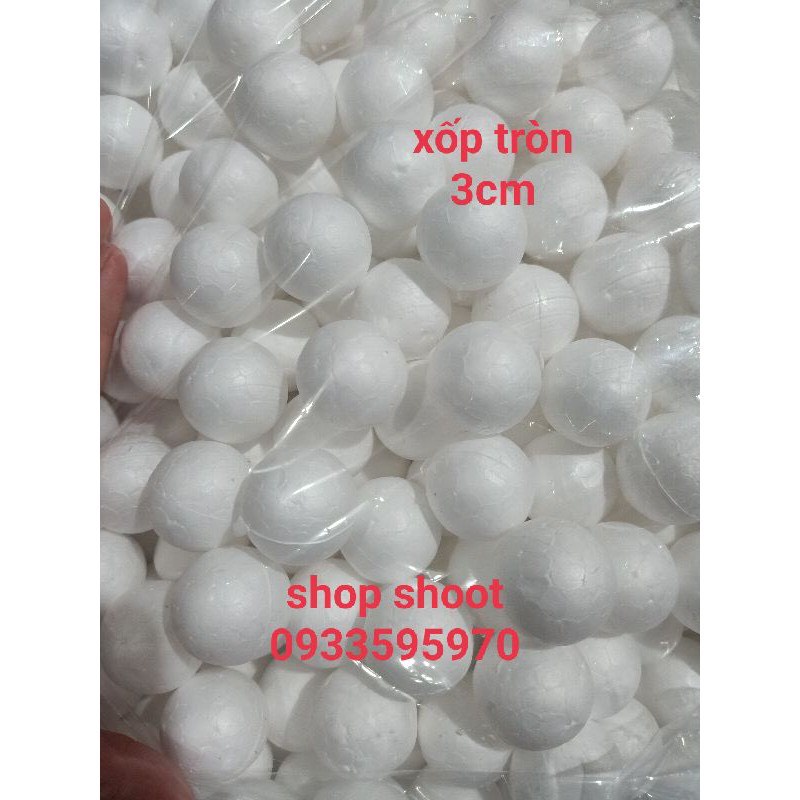 XỐP TRÒN 2,5CM ( BỊCH 10 CÁI)