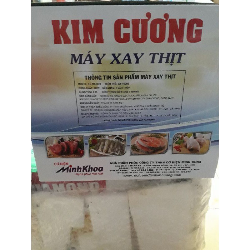 [Mã ELHADEV giảm 4% đơn 300K] MÁY XAY THỊT KIM CƯƠNG