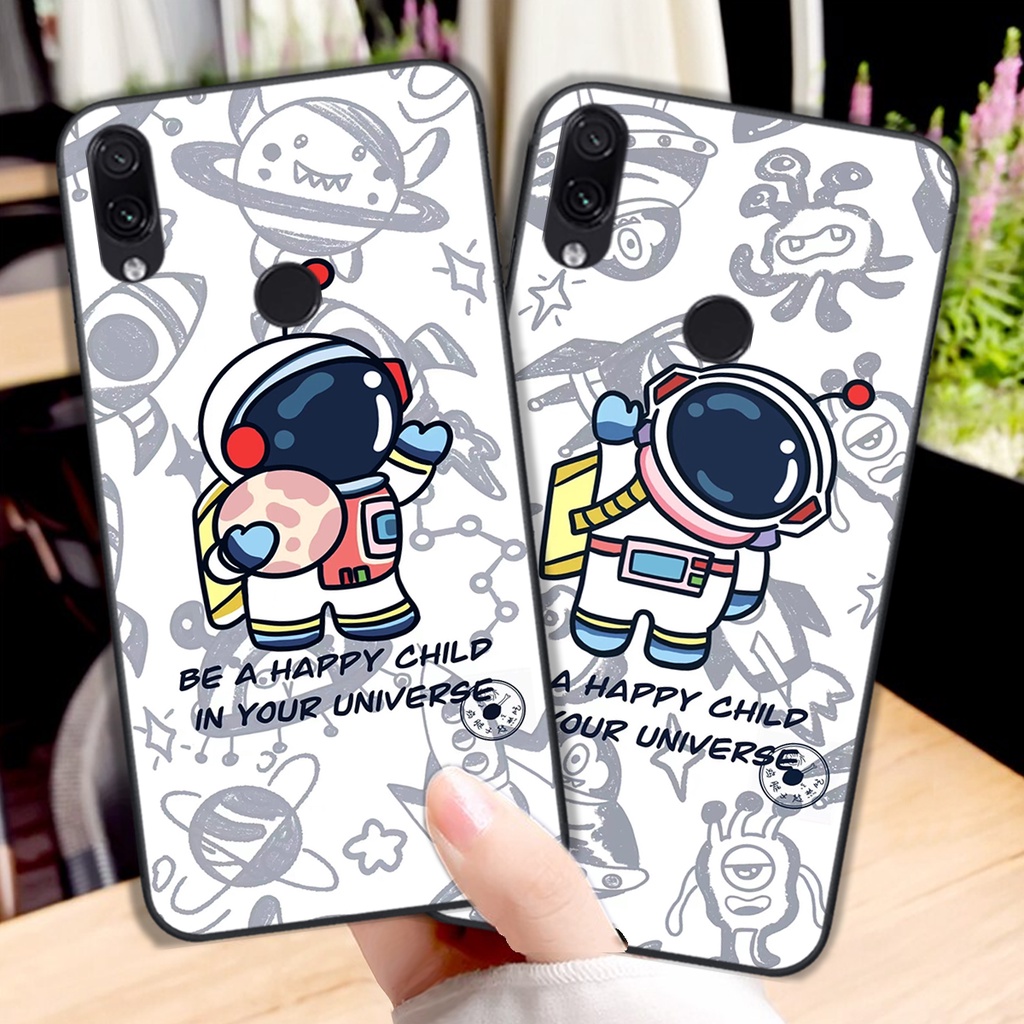 Ốp lưng Xiaomi Mi A2/Mi 6X - Redmi S2 - Redmi 7 - Redmi Note 7 - Redmi Note 7 pro mẫu phi hành gia vũ trụ cute cực bền