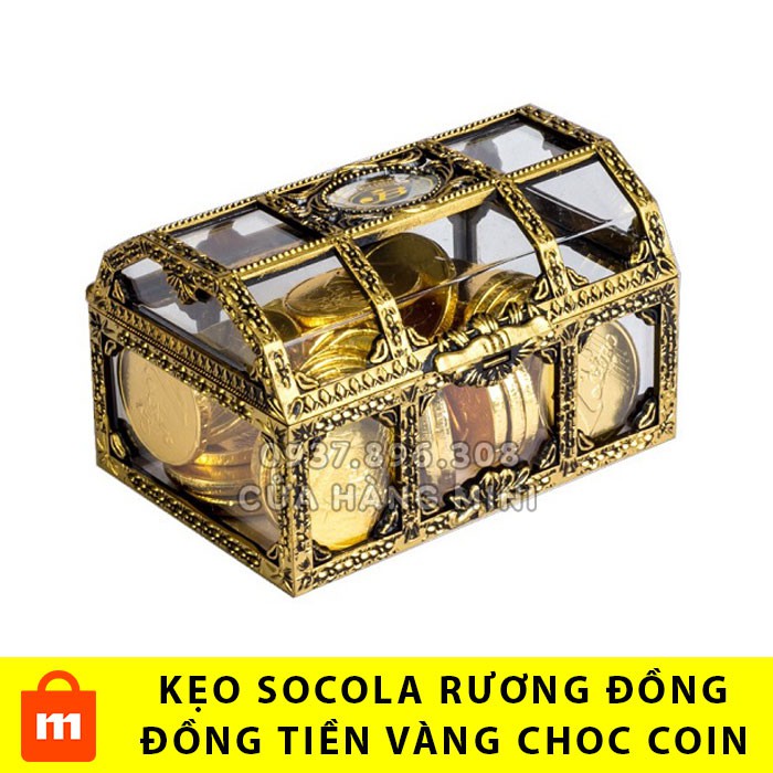 【DATE MỚI】 Kẹo Socola Rương Đồng Tiền Vàng Thái Lan Choc Coin Brand