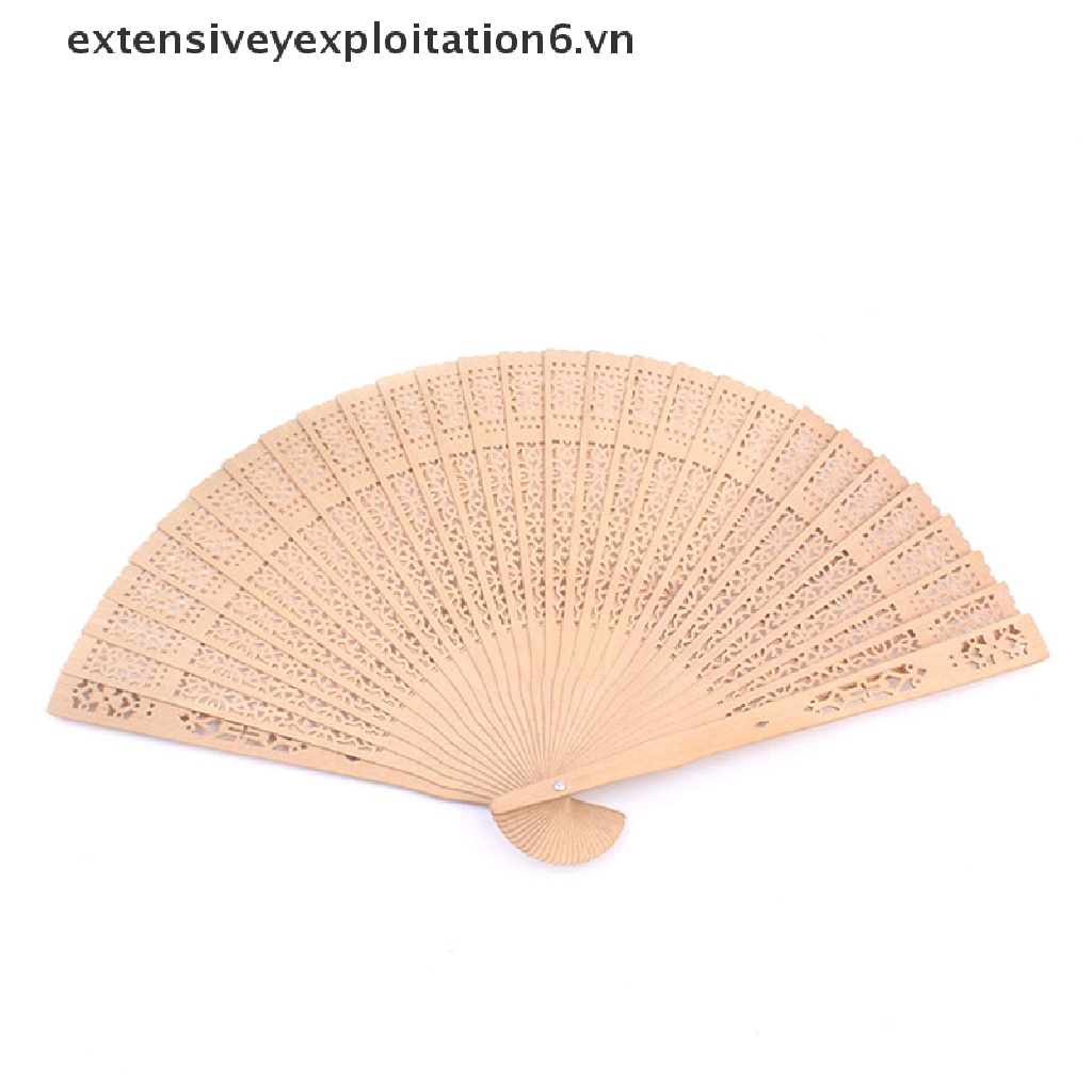 1 Chiếc Quạt Xếp Bằng Gỗ Tre Cổ Điển E6VN / / Chính Hãng Dành Cho Cô Dâu Trong Tiệc Cưới