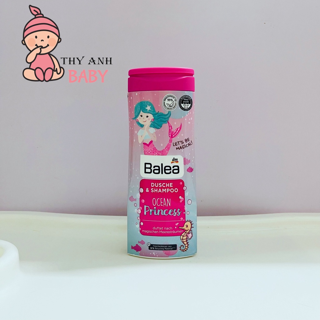 Sữa Tắm Gội Balea Dusche & Shampoo Của Đức Cho Bé 300ml
