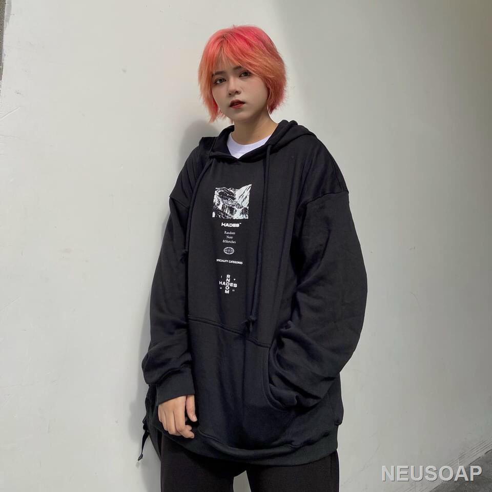 Áo Hoodie - Áo Khoác Nỉ Nam Nữ Unisex HADES BLACK 2021 Cực Hot - Kèm DEAL Sốc - LP.STORE