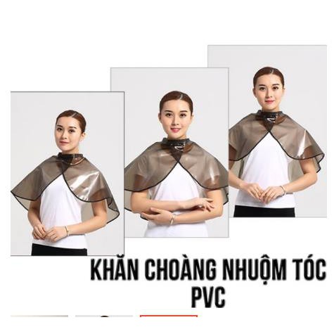 Áo choàng hóa chất nhuộm tóc PVC