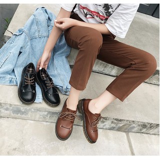 [ Hàng order ] Giày oxford thêu mũi ( Có ảnh thật 2 màu )