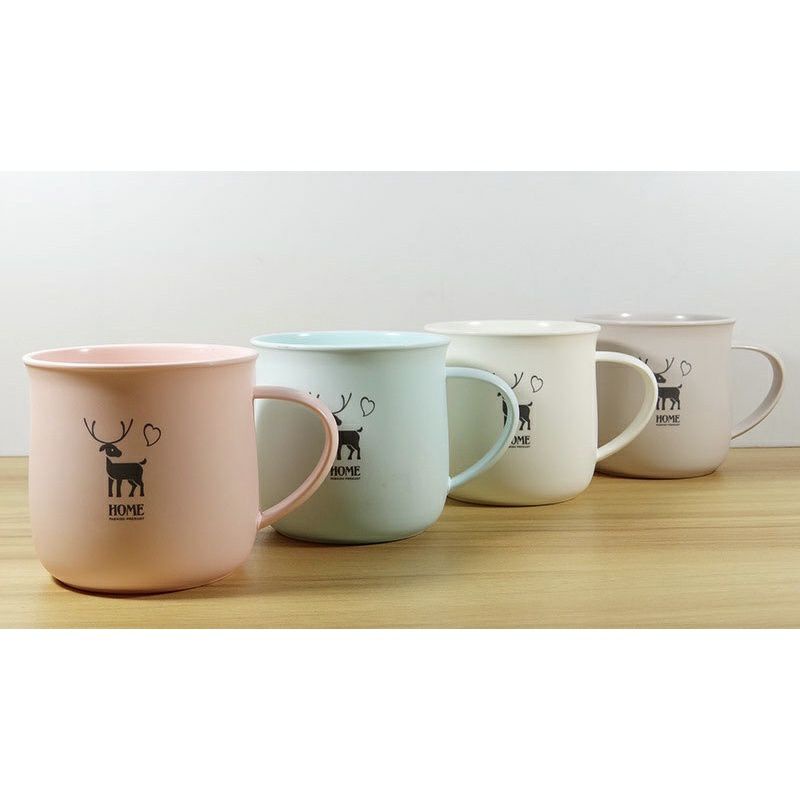 Cốc nhựa Hokori 350ml xinh xắn có quai cầm