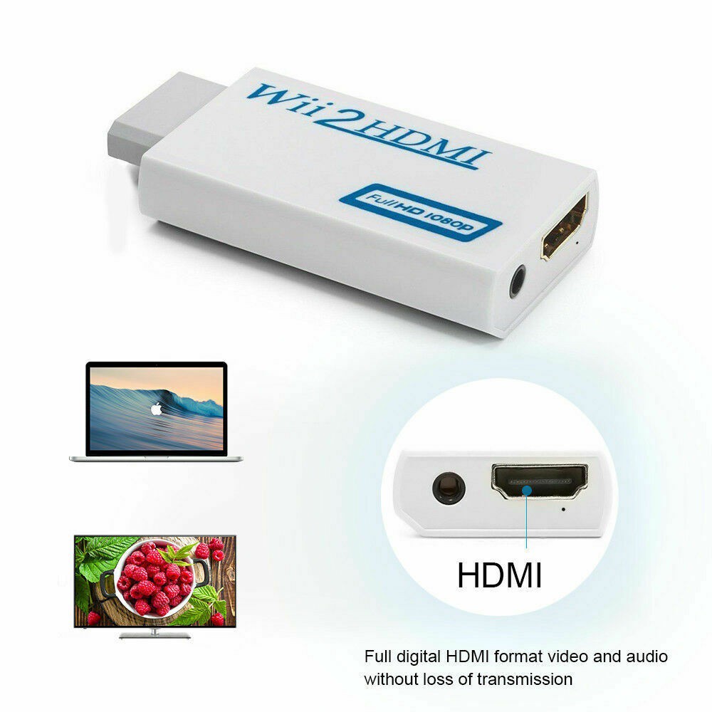 Đầu chuyển tín hiệu máy Nintendo Wii ra HDMI, Wii to HDMI - Adapter Wii to HDMI - Wii2HDMI