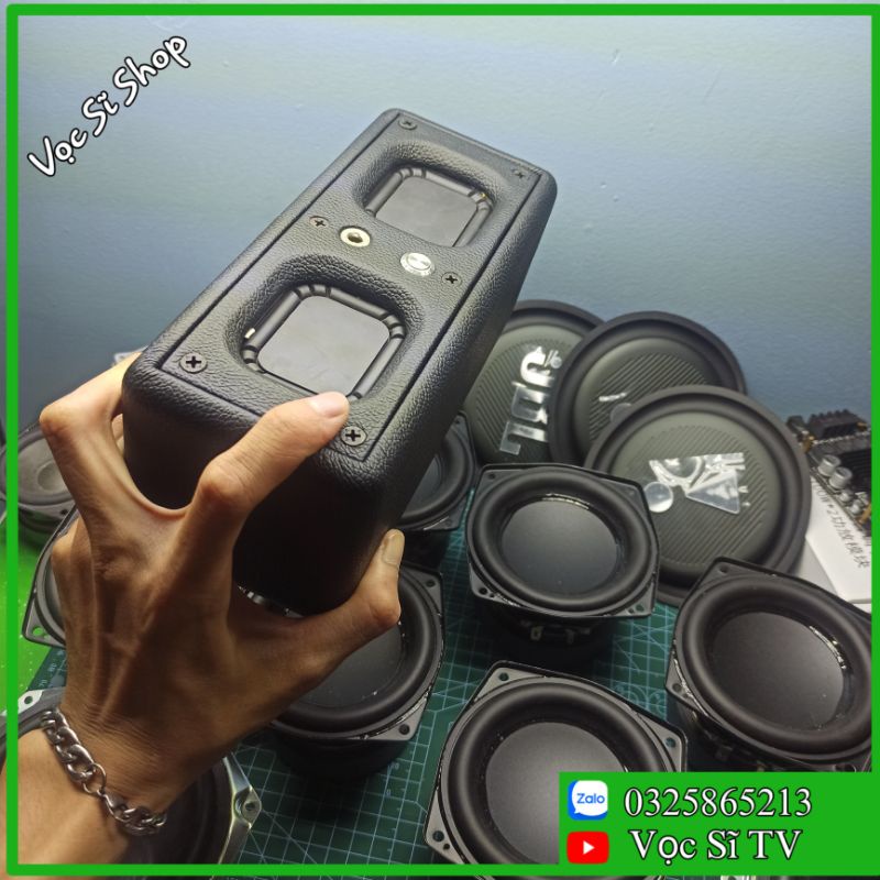 Loa DIY công suất 32W ver 1, nghe nhạc cả tuần mới hết pin