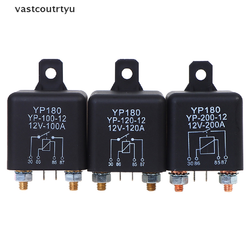 Vas Starting relay 200A 100A 12V/24V Power Automotive Heavy Current Start Relay n