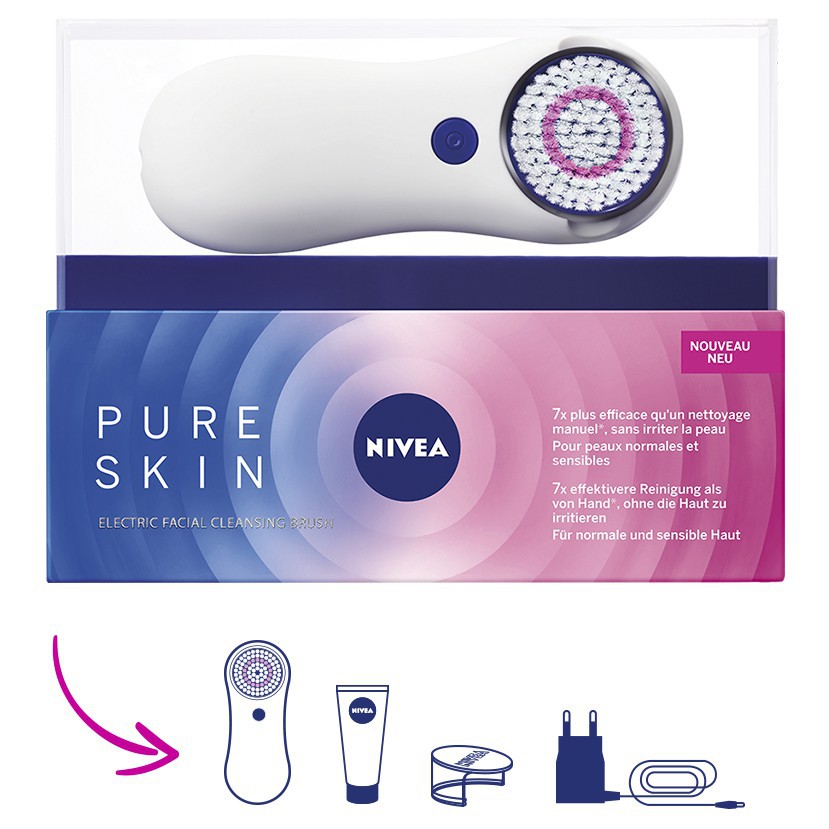 [Có sẵn] Máy rửa mặt Nivea Pure Skin