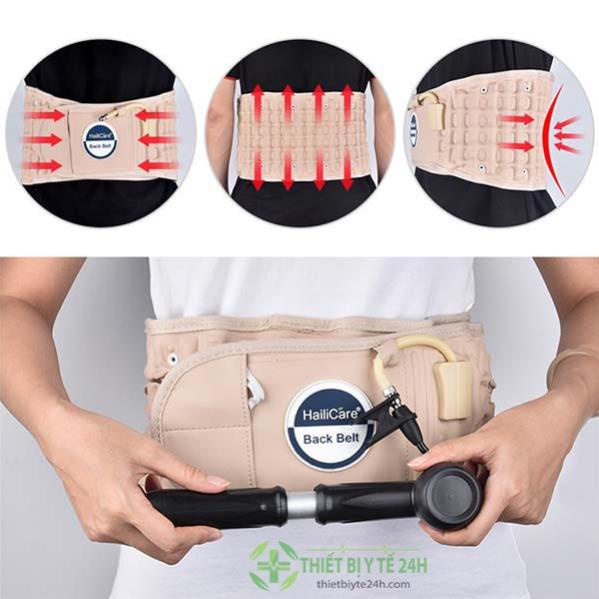 Đai Lưng Dành Cho Người Thoát Vị Đĩa Đệm, Đai Nẹp Lưng, Đai Hơi Cột Sống Hailicare