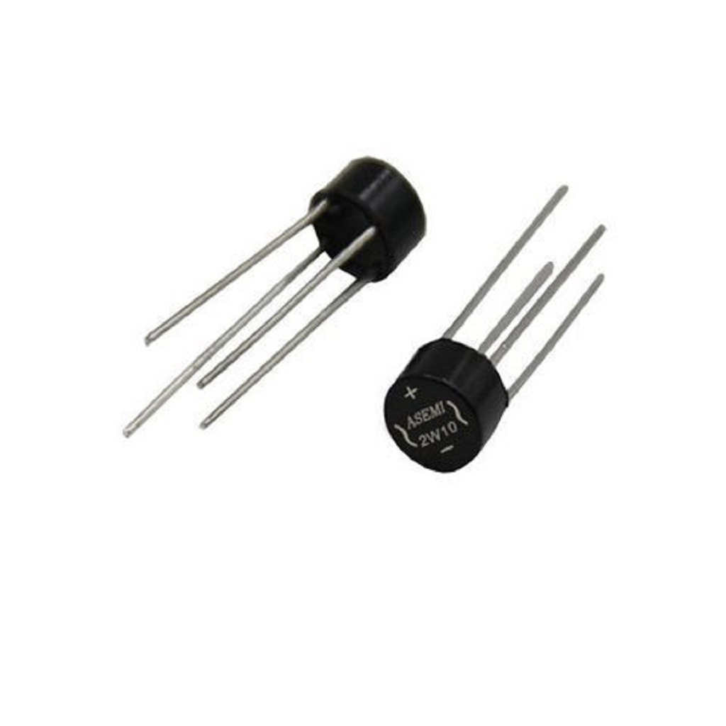 Diode Cầu 2A - 1000W 2W10 Tròn