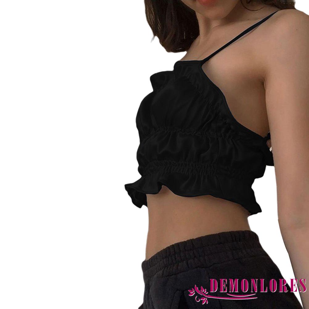 Áo Lửng Hai Dây Quyến Rũ Dành Cho Nữ
