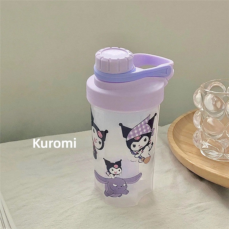 Bình Nước Nhựa Trong Suốt Cỡ Lớn In Họa Tiết Hoạt Hình My Melody Dễ Thương Thời Trang Mùa Hè Cho Học Sinh