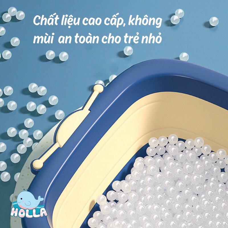 Chậu Rửa Mặt Gấp Gọn Hình Holla Cao Cấp Cho Bé