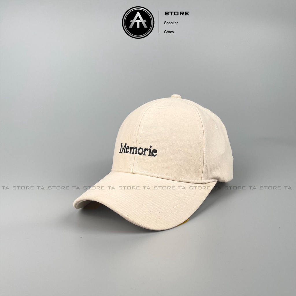 Mũ lưỡi trai ❤️ Nón kết thêu chữ Memorie phong cách Ulzzang form unisex nam nữ N01
