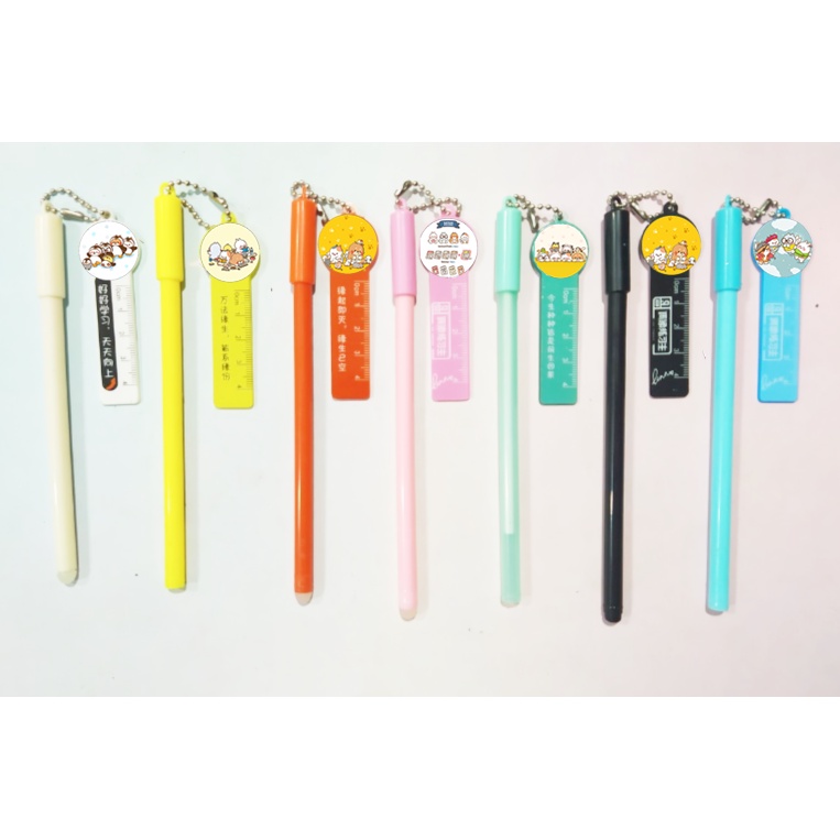 Bút tonton kèm dây treo BMCI9 bút cute dễ thương thần tượng idol hoạt hình