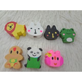 Gôm cặp hình thú 2 cục/túi sp000396