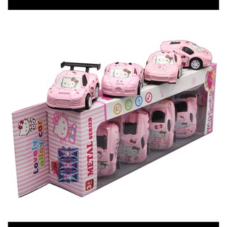 Set xe hơi mô hình Hello Kitty