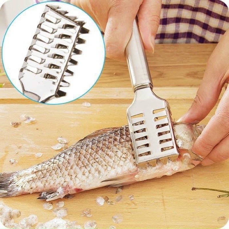Dụng Cụ Lóc Vảy Cá - Đánh Da Cá Bằng Inox
