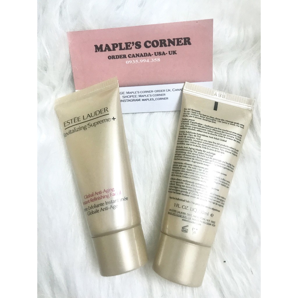 Tẩy tế bào chết Estee Lauder Revitalizing Supreme+ Global Anti-Aging Instant Finishing Facial
